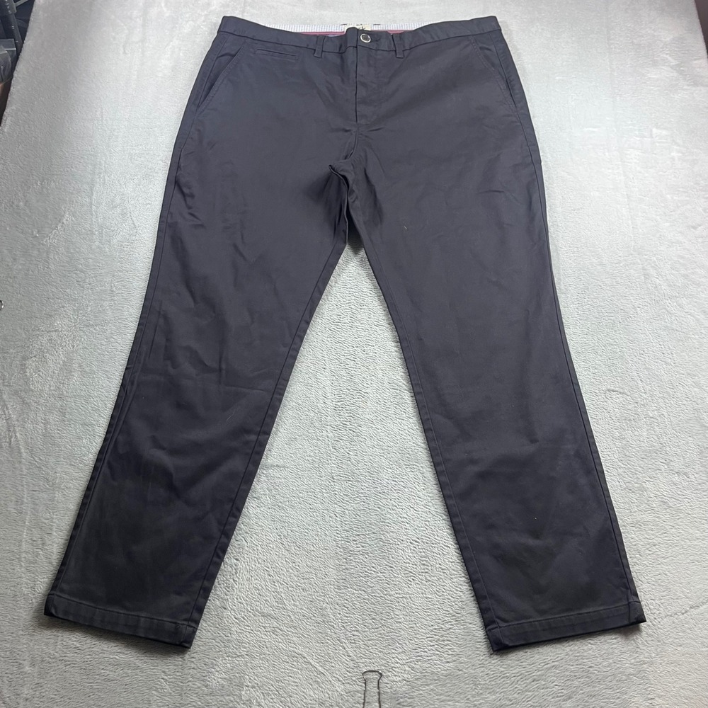 Perk Feel Good Chinos Mens 40x30 Slim Fit Stretch Cotton Navy Blue Pants